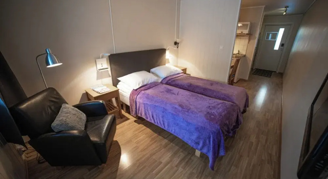 Студия Deluxe с балконом Førde Gjestehus og Camping