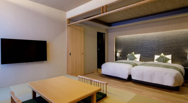 Трёхместный номер Deluxe Connect inn Shichijo-Kawaramachi