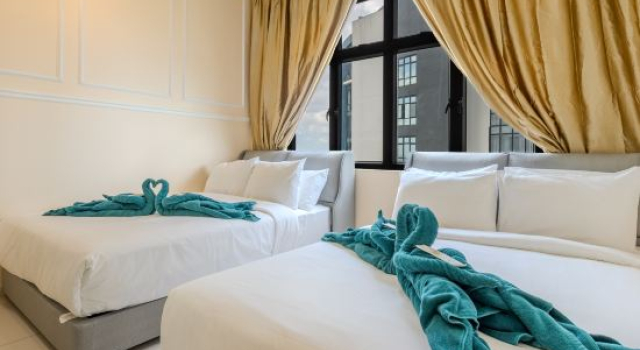 Люкс Luxury c 1 комнатой SPACE Residency near KSL mall by LuminaStar