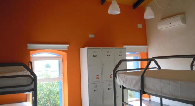 Кровать в общем номере Hostel Cañaveral