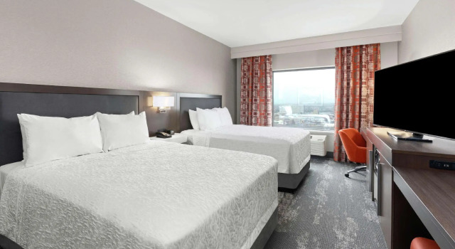 Четырёхместный номер Standard с видом на город Hampton Inn & Suites Spokane Downtown-South