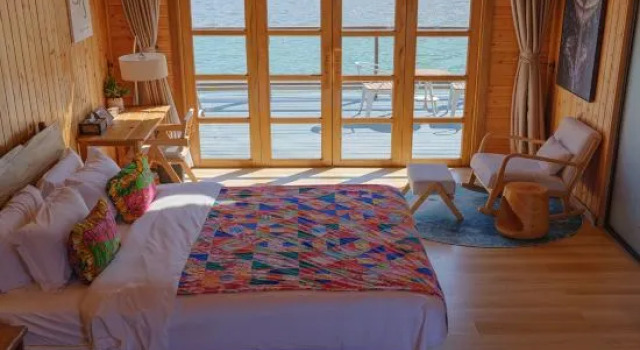 Люкс Deluxe Tanka Sea Hostel(Lingshui South-Bay Monkey Island