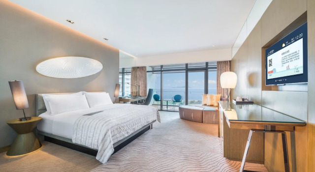 Двухместный номер Standard с видом на море Le Meridien Qingdao West Coast
