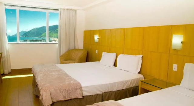 Трёхместный номер Standard с красивым видом из окна Atlantico Sul Hotel