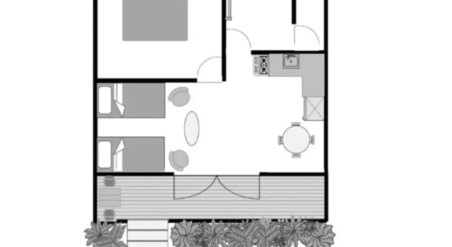 Standard chambre duplex Muri Beachcomber