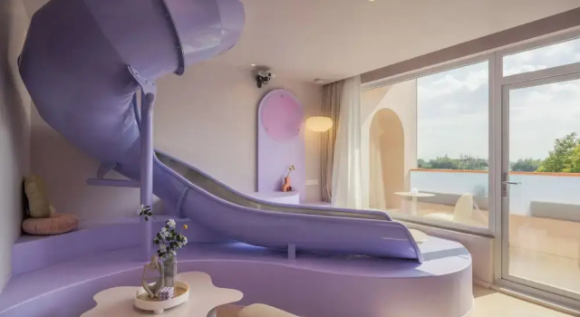 Двухместный номер Luxury с балконом Qi Meng Rainbow bridge branch