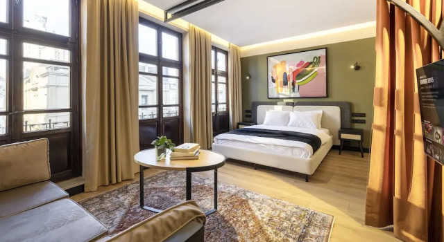 Двухместные апартаменты с видом на город Upside Apartments