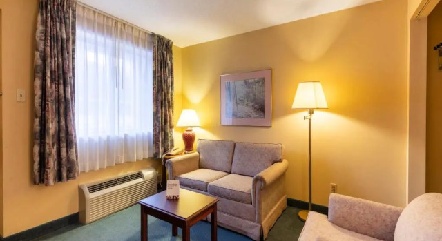2 soveværelser i suite Mansion View Inn Springfield