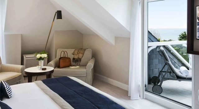 Двухместный полулюкс с видом на море Hôtel Barrière Le Royal La Baule