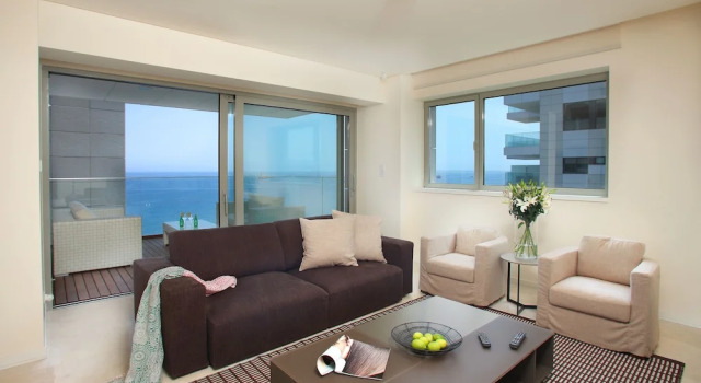 2 Bedrooms Suite with balcony and with sea view Olympic Residence Deluxe Apartments