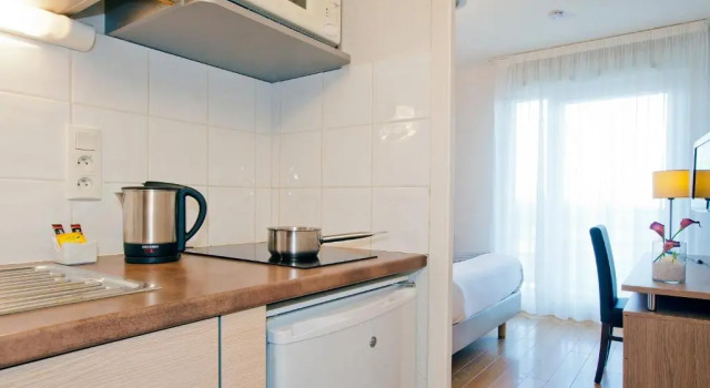 Студия с балконом и с красивым видом из окна Séjours & Affaires Genève Gex Les Rives Du Léman