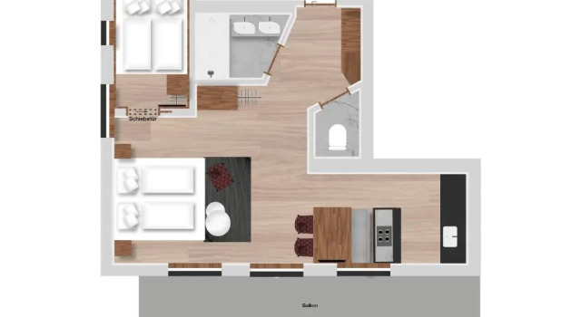 Студия Hofgut Wagrain Apartment & Lifestyle Resort