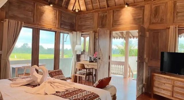 Вилла Deluxe Gunung Gelagah Ubud Villas Ricefield View by EPS