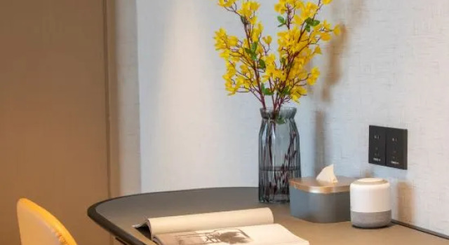 Люкс с красивым видом из окна Atour S Hotel Wuhan Zhong Nan Road Dream Plaza