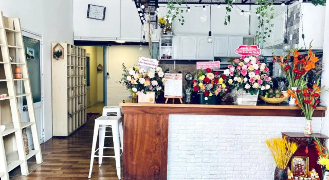 Кровать в общем номере Bluehomest - Da Lat Homestay Hostel