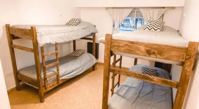 Кровать в общем номере Chepatagonia Hostel & Experiences