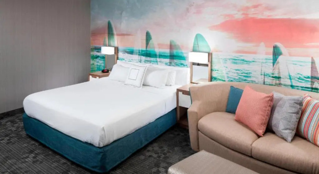 Номер Standard с балконом и oceanfront Courtyard by Marriott Virginia Beach Oceanfront-South