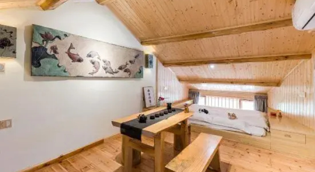 Семейный люкс с красивым видом из окна Nanjing Qingjian 1949 Bed and Breakfast (Yunshuiyao Scenic Area Branch)