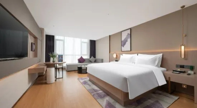 Кровать в общем номере (женский номер) Lavande Hotel （Quzhou county government branch）