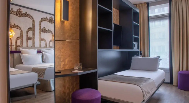 Четырёхместный номер Hotel Yllen Eiffel