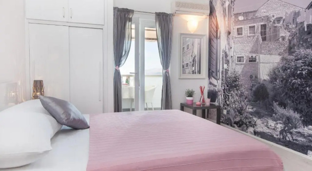 Студия с балконом и с видом на море Apartments Orka