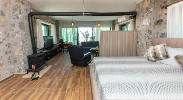 Eclectic Studio Apartment Near Sea in Bodrum, Rezervovat Apartmán Hotely v Mugla s parkováním, Parkování