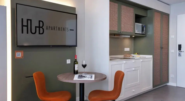 Студия Comfort HUB Apartments St Georg