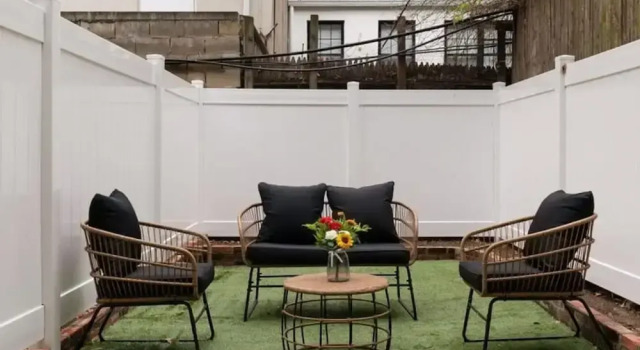 Апартаменты 317-1d New 2BR Duplex W D Private Backyard
