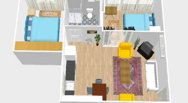 Апартаменты Girne Center 3 rooms 150 m to Beach