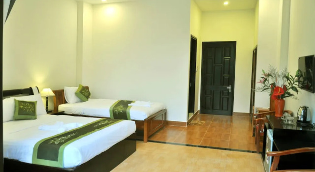 Трёхместный номер Deluxe c 1 комнатой с балконом Bis House Homestay
