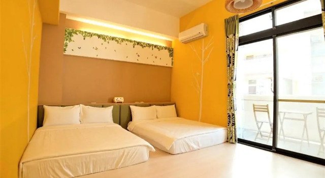 Четырёхместный номер Standard с балконом Hualien KeyInn Space