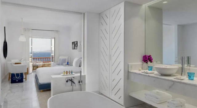 Двухместный номер Superior с видом на море Mykonos Grand Hotel & Resort