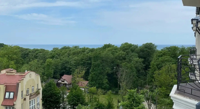Номер Standard с балконом и с красивым видом из окна Апартаменты Seaside Apartment on Baltic Sea