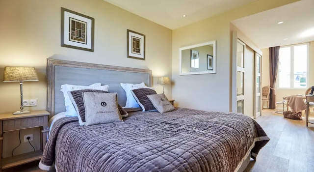 Номер Deluxe с видом на море Les Villas dArromanches, Teritoria