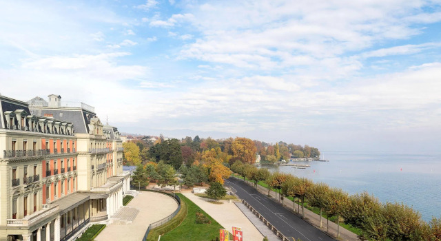 Двухместный номер Deluxe с видом на озеро Hotel President Wilson, a Luxury Collection Hotel, Geneva