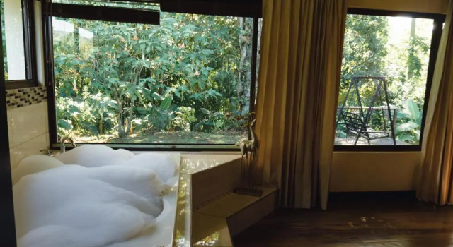 Двухместный люкс Deluxe с видом на сад Hotel Boutique Casona del Cafetal and Lakeside Restaurant