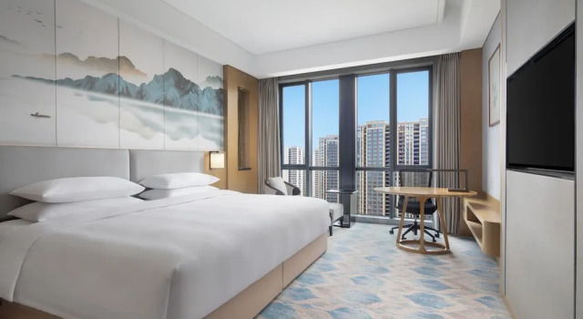 Superior- dobbelt værelse med byudsigt Courtyard by Marriott Hangzhou Xiaoshan