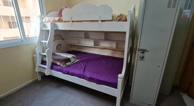 Кровать в общем номере Dubai Hostel Bedspace and Backpackers