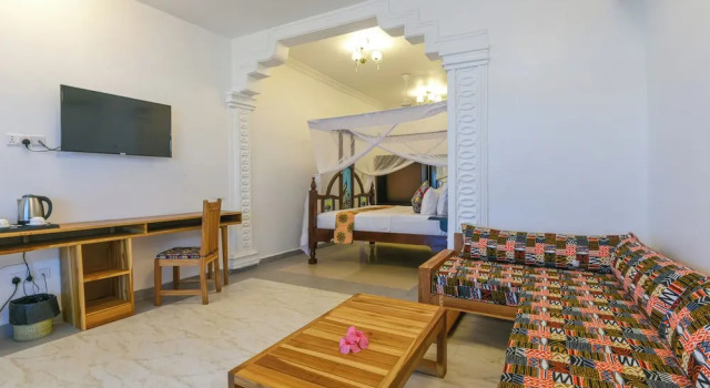 Двухместный номер Standard с балконом и с видом на море Zanzibar View Hotel