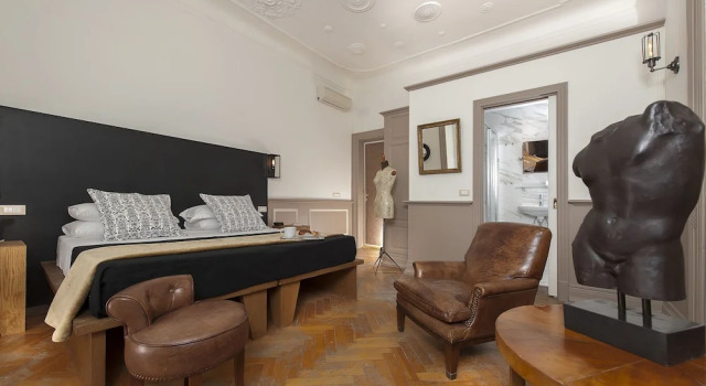 Двухместный номер Deluxe Côté Rome Colosseo