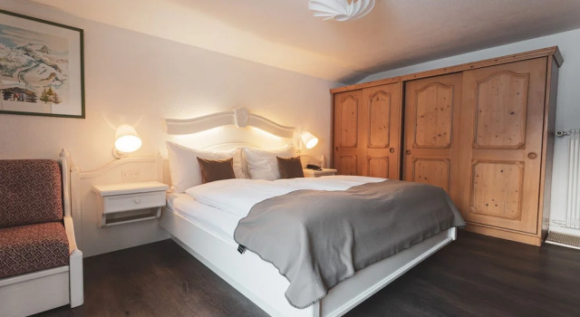 Двухместный номер Standard с балконом и с видом на горы Hotel THE LARIX ski-in ski-out