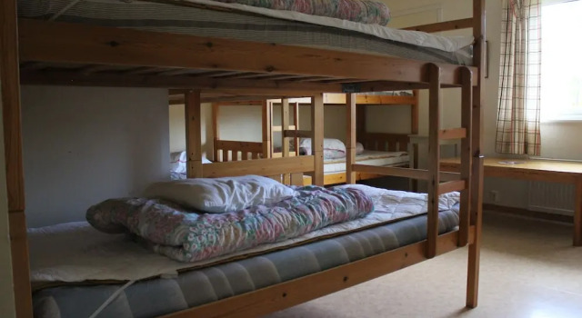 Кровать в общем номере Sälens Vandrarhem - Hostel