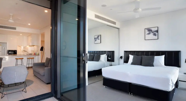 Апартаменты c 1 комнатой с балконом Hope Street Apartments by CLLIX