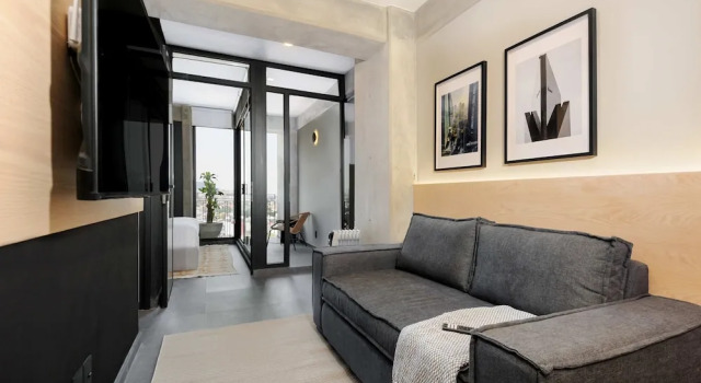 Апартаменты w Nest-style 1BR in Lively Tabacalera