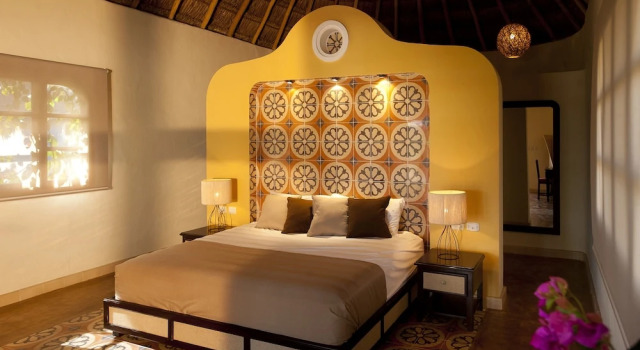 Четырёхместный номер Superior с балконом и с красивым видом из окна Cenotes Resort at Hacienda Sotuta de Peón