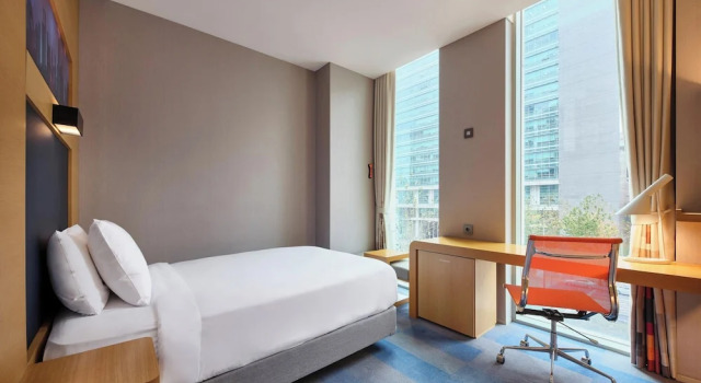 Одноместный номер Standard с видом на город Aloft by Marriott Seoul Gangnam