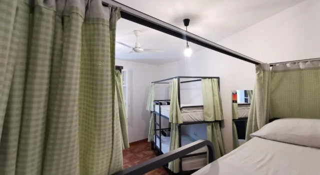 Кровать в общем номере Mucha Masia Hostel Rural Urba