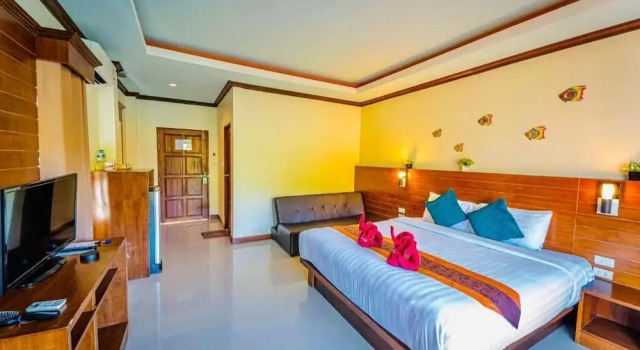 Двухместный номер Deluxe с красивым видом из окна Peaceful Resort Koh Lanta