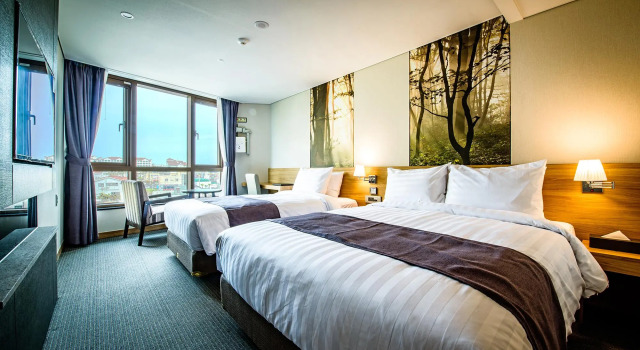 Двухместный номер Deluxe City Gloucester Hotel Hamdeok