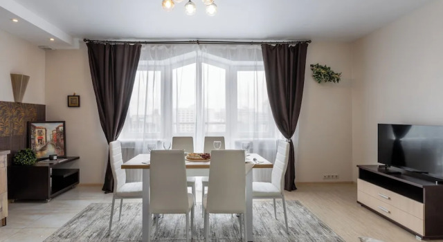 Modern 3-rooms apartment Musical Theater, Забронировать Апартаменты/квартира Минск Минская область, рядом с Вокзальная